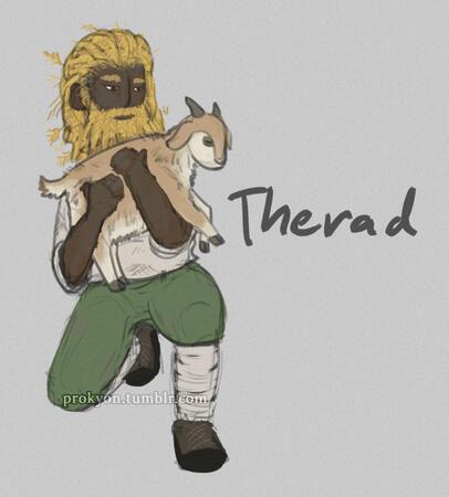 Therad (&quot;thear-ad&quot;) the god of summer, the harvest and farming, hearth and home.